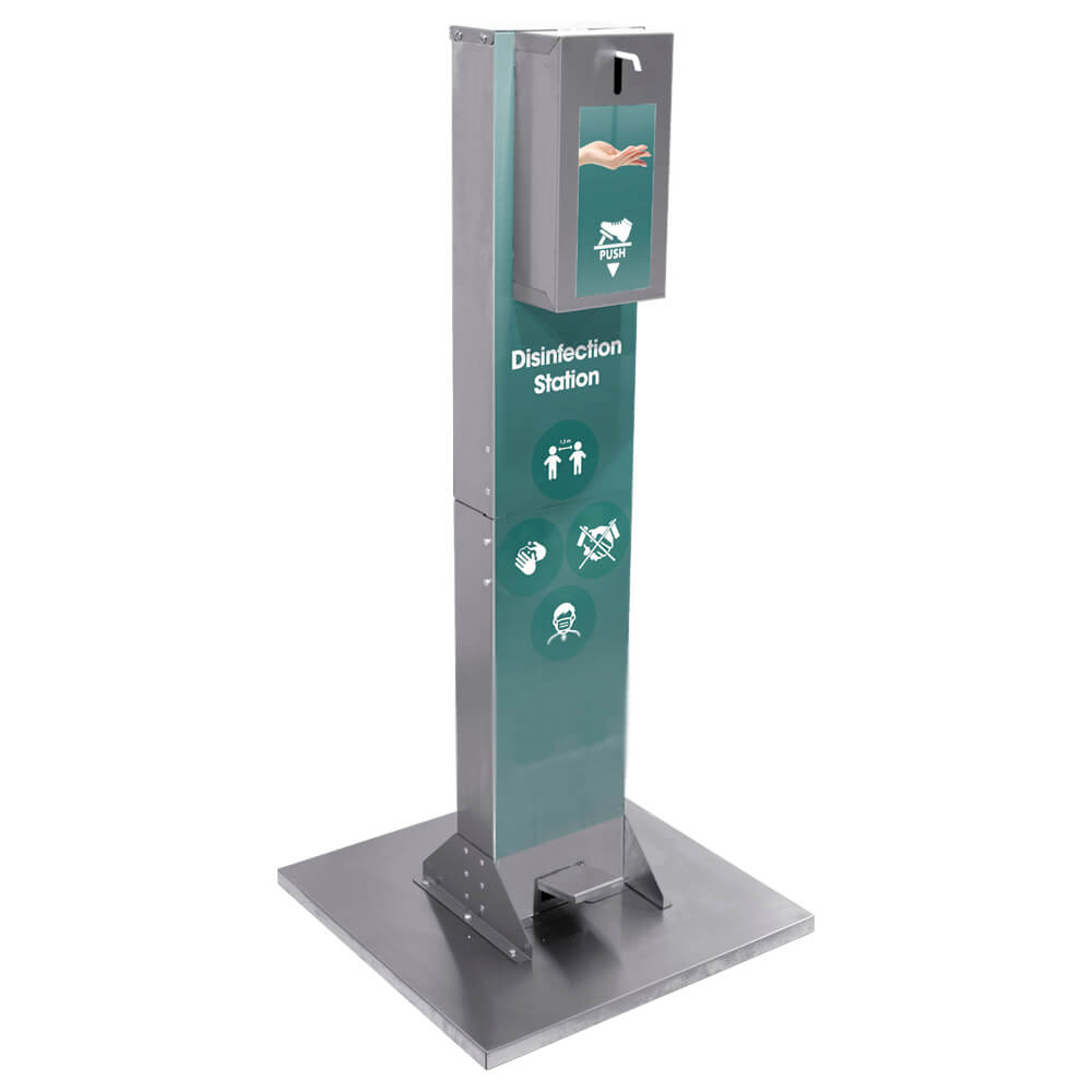 Foot operated disinfection...