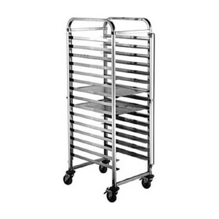 Stainless steel cart for 15...