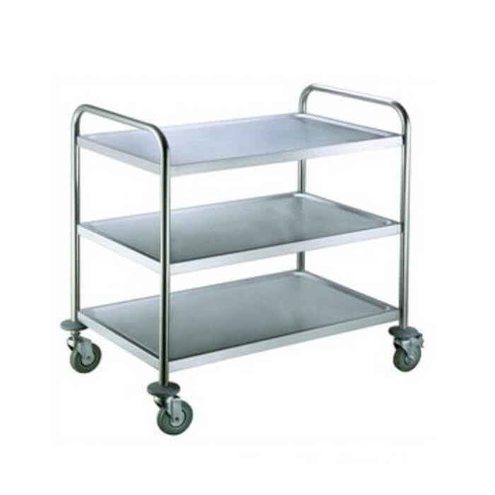 Stainless steel trolley...